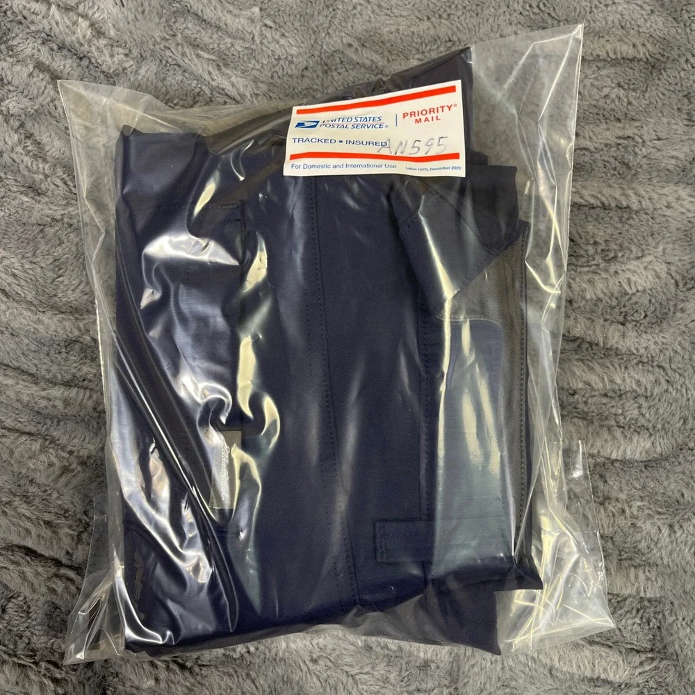 Eddie Bauer Mens Tech‎ Pant 32x28 Navy Blue Nylon Spandex Stretch Hiking 1423671